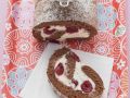 Schoko-Kirsch-Rolle nach Schwarzwälder-Art Rezept