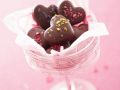 Schoko-Marzipan-Herzen Rezept