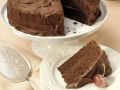 Schokoladenkuchen mit Schokoladen-Sahne-Creme Rezept
