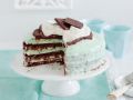 Schokoladentorte mit Minzcreme Rezept