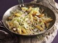 Schupfnudel-Pfanne mit Weißkohl und Pilzen Rezept