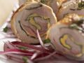 Schweineröllchen mit Käse gefüllt Rezept