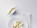 Seezungenröllchen mit Weißweinsauce Rezept