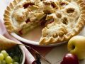 Sommer-Pie (mit Äpfeln, Pflaumen, Birnen, Trauben) Rezept