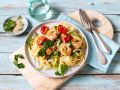 Spaghetti mit Garnelen und Pak Choi Rezept
