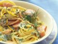 Spaghetti mit Lachs-Dill-Soße Rezept