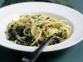 Spaghetti mit pikanter Grünkohl-Soße Rezept
