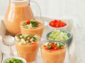 Spanische Gazpacho mit Gemüse-Topping Rezept