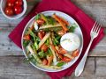 Spargel-Möhren-Salat mit Burrata Rezept