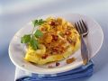 Speck-Zwiebel-Omelette Rezept