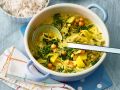 Spinat-Curry mit Erdnüssen Rezept
