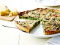 Spinat-Tarte mit Frischkäse und Parmesan Rezept