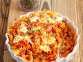 Spirelli-Gratin mit Tomate und Mozzarella Rezept