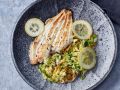 Spitzkohlpfanne mit Schollenfilet Rezept