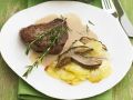 Steak mit Steinpilz-Kartoffelgratin Rezept