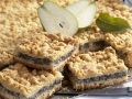 Streuselkuchen mit Birnen und Mohn Rezept