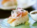 Sushi mit Lachs und Rettich Rezept