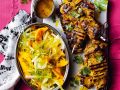 Tandoori-Hähnchen-Spieße mit Mango-Salsa Rezept