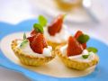 Tarteletts mit Joghurtcreme und Erdbeeren Rezept