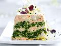 Terrine aus Lachs, Zander und Spinat Rezept