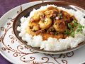 Thai-Curry mit Shrimps und Reis Rezept