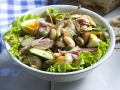 Thunfisch-Bohnensalat mit Ei Rezept