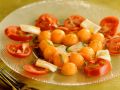Tomate-Mozzarella mit Melone Rezept