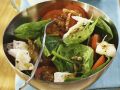 Tomaten-Spinat-Salat mit Ziegenkäse Rezept