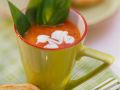 Tomatencremesuppe mit Basilikum Rezept