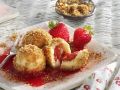 Topfenknödel mit Erdbeerfüllung Rezept