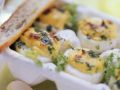 Überbackene Eier mit Kräutern Rezept