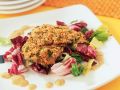 Überbackene Forelle auf Salat Rezept