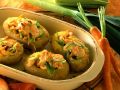 Überbackene Kartoffeln mit Gemüsefüllung Rezept