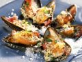 Überbackene Miesmuscheln Rezept