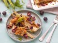 Überbackener Fenchel mit karamellisierten Weintrauben Rezept