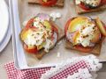 Überbackener Pfirsich-Toast Rezept