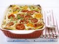 Vegetarische Lasagne mit Tomaten, Paprika und Zucchini Rezept
