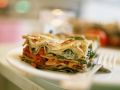 Vegetarische Lasagne mit Tomaten und Spinat Rezept