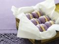Veilchen-Macarons Rezept