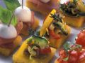Verschiedene Polenta-Häppchen Rezept