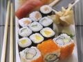 Verschiedene Sushi-Röllchen Rezept