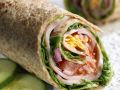 Vollkorn-Wraps mit Schinken und Gemüse Rezept