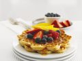 Vollkornwaffeln mit Obst und Ahornsirup Rezept