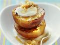 Warmer Pfirsich mit Honig und Ricotta Rezept