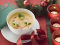 Weihnachtliche Kürbissuppe mit Rosenkohl Rezept
