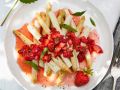Weißer Spargel mit Erdbeer-Vinaigrette Rezept
