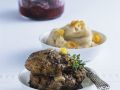Wildfrikadellen mit Kartoffel-Maronen-Püree Rezept