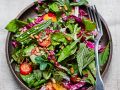 Wildkräutersalat mit Tomaten und Radicchio Rezept