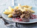 Wildschwein-Medaillons mit Walnusskruste Rezept