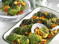 Wirsingrouladen mit Kürbisfüllung Rezept